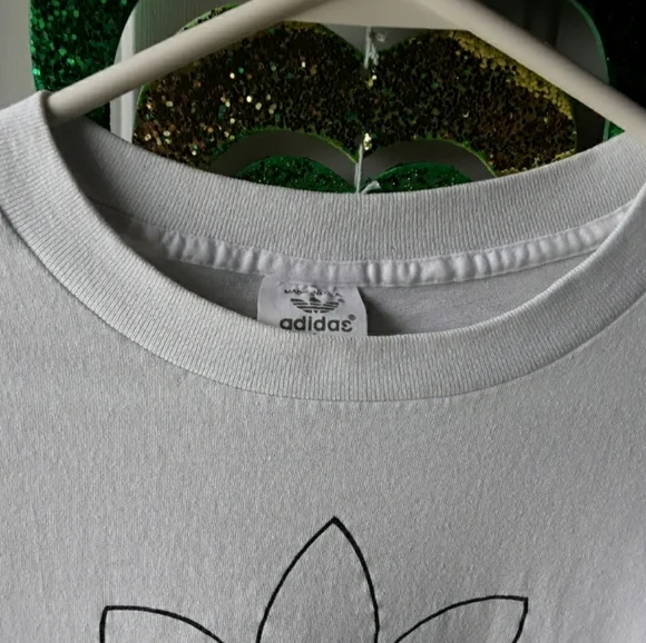 Vintage Team Adidas Trefoil Double Sided Graphic Tee - Picture 8 of 11